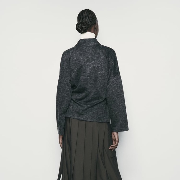 ZARA SOFT WRAP KIMONO - Picture 6 of 9